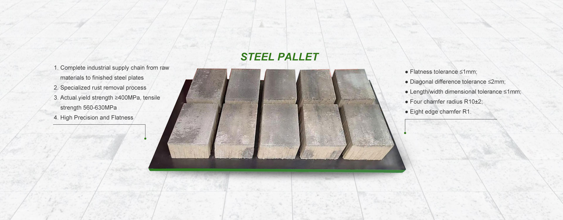 Kina Cement Brick Pall Leverandør