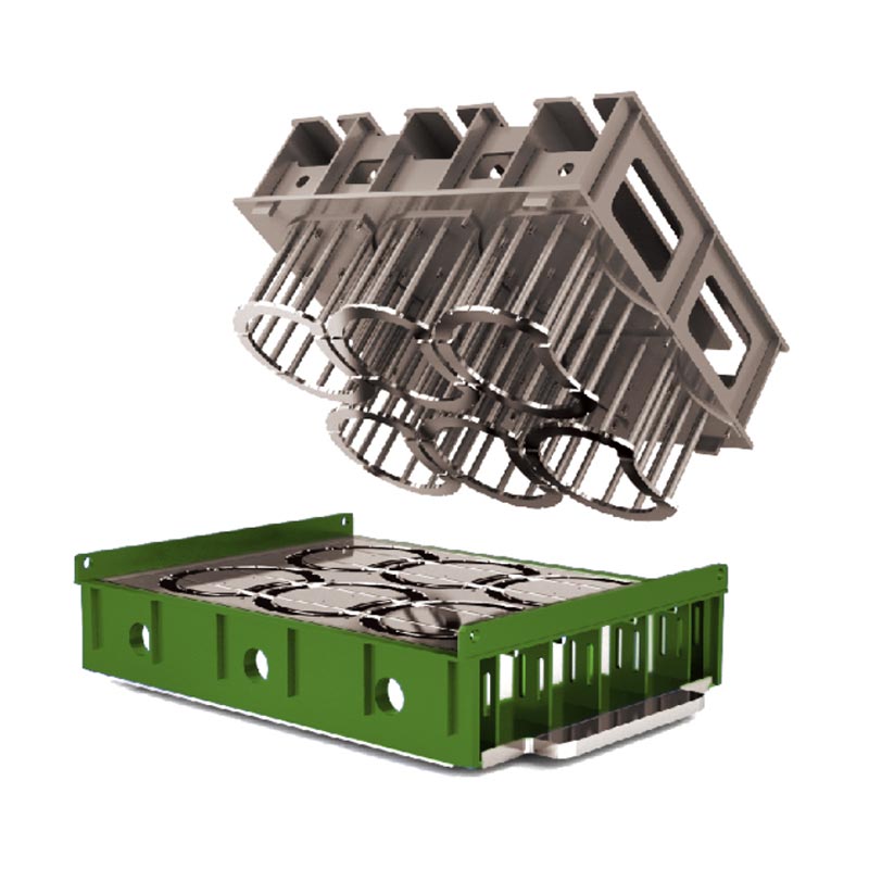 Landskap Betong Murstein Mold